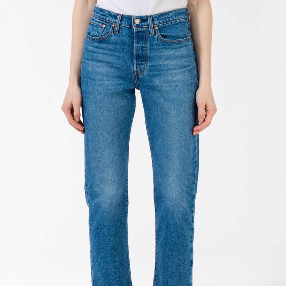 Levi's Blue Straight Leg Women's Jeans